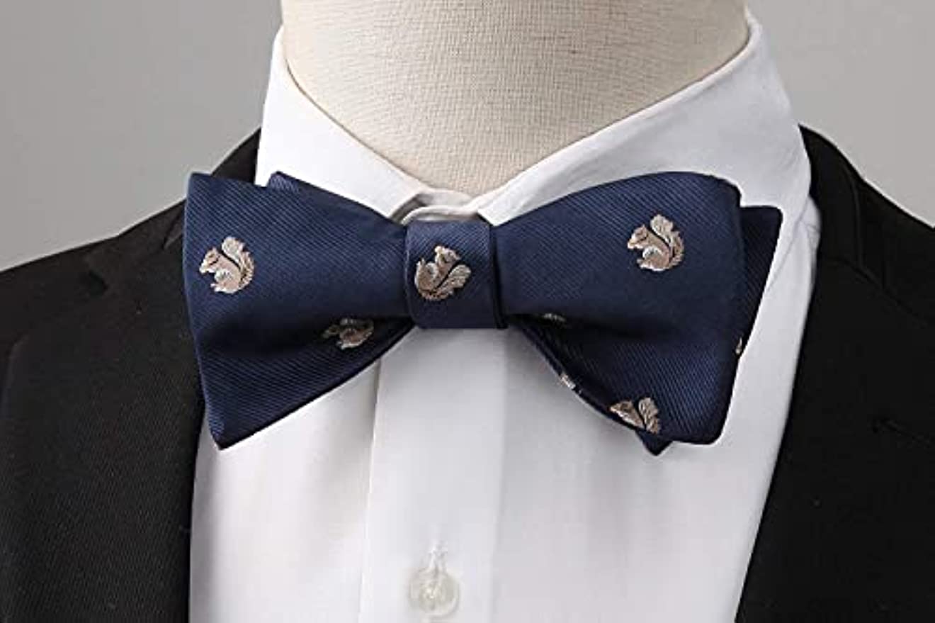 Squirrel Blue Animal Bow Tie Accessories Set For Party - Image 2
