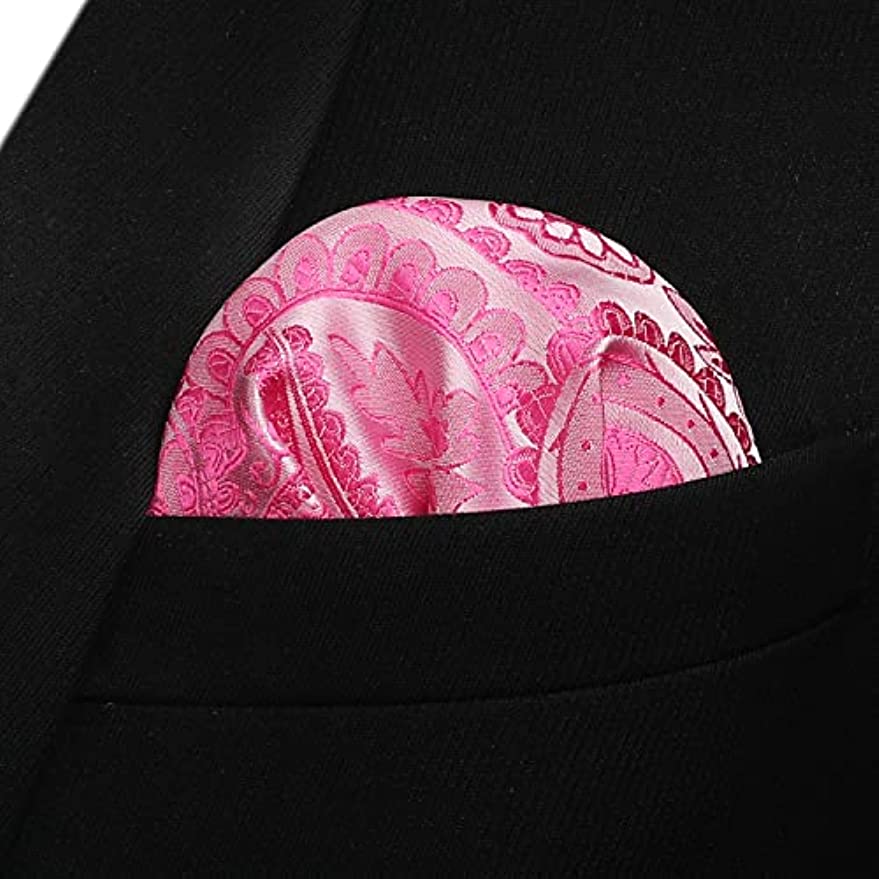 Pink Paisley Bow Tie Set For Evening Wear - Image 3