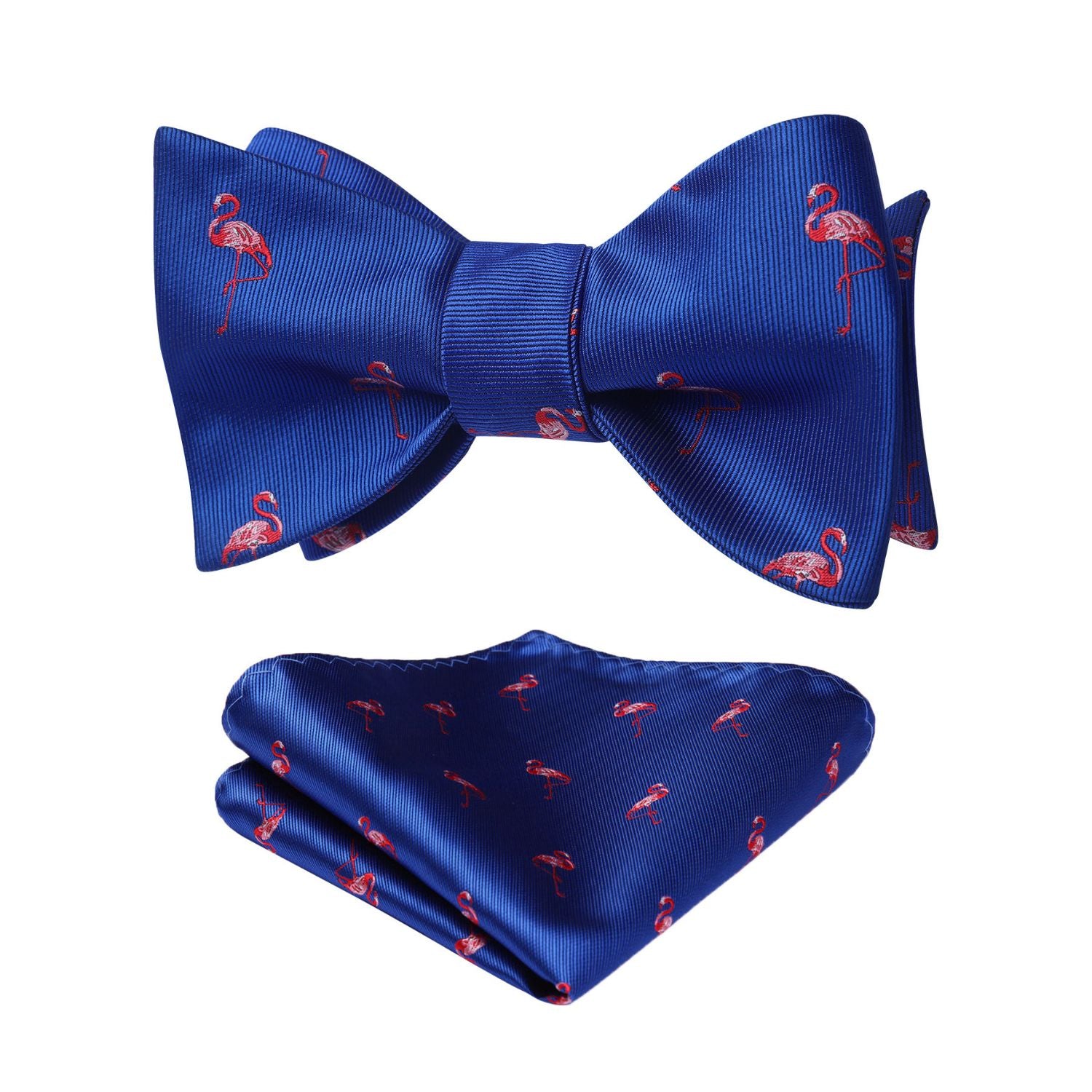 Flamingo Blue Red Animal Bow Tie Accessories Set For Party