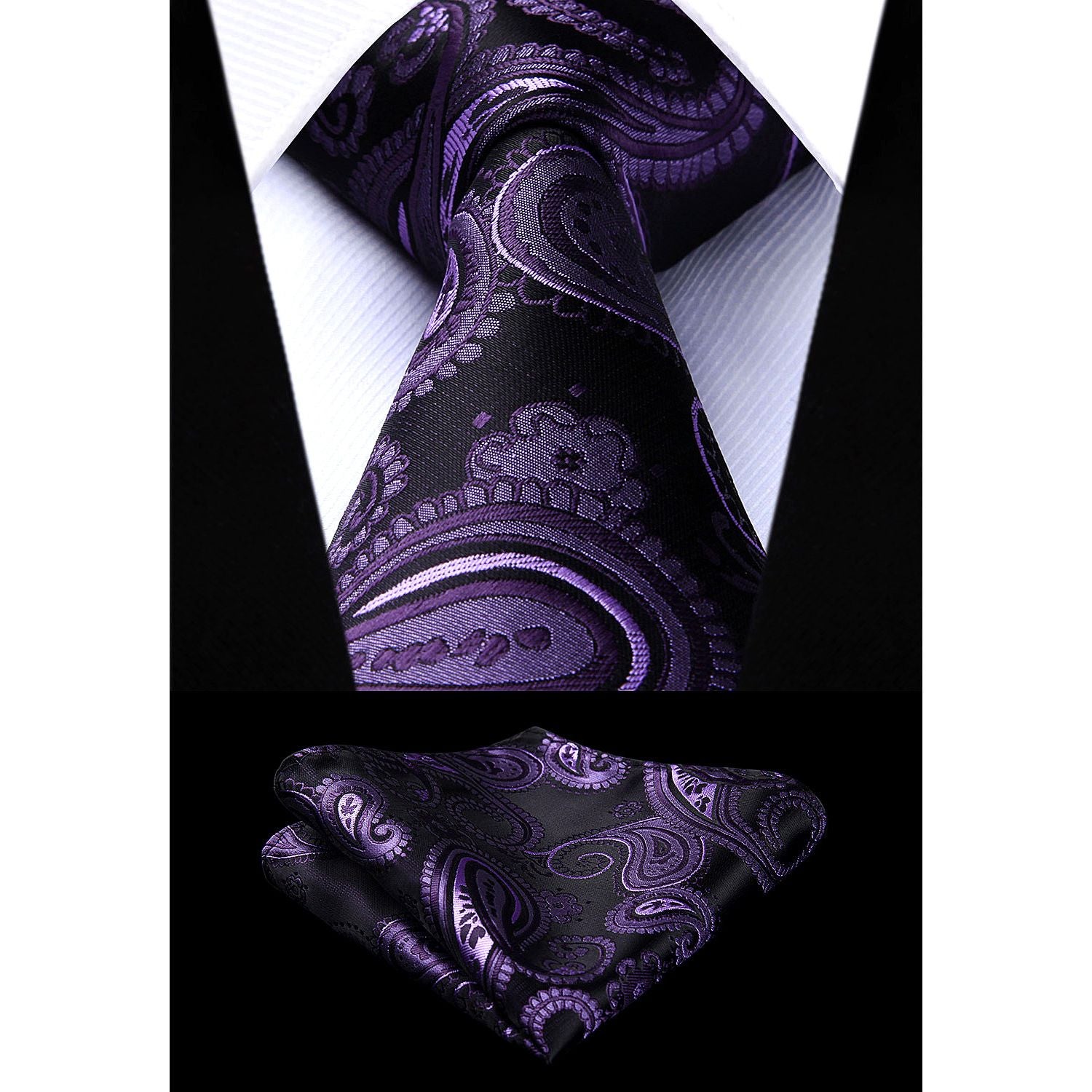Purple Wrinkle-Resistant Stretch Cotton Business Vest For Office Suits - Image 3