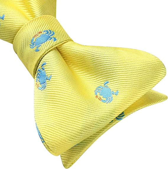 Crab Yellow Animal Bow Tie Accessories Set For Party - Image 3