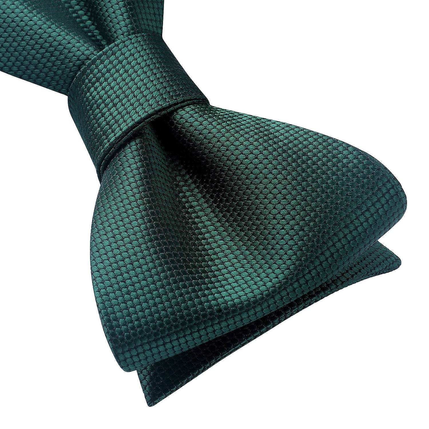 Green Plaid Bow Tie Set For Special Occasions - Image 3