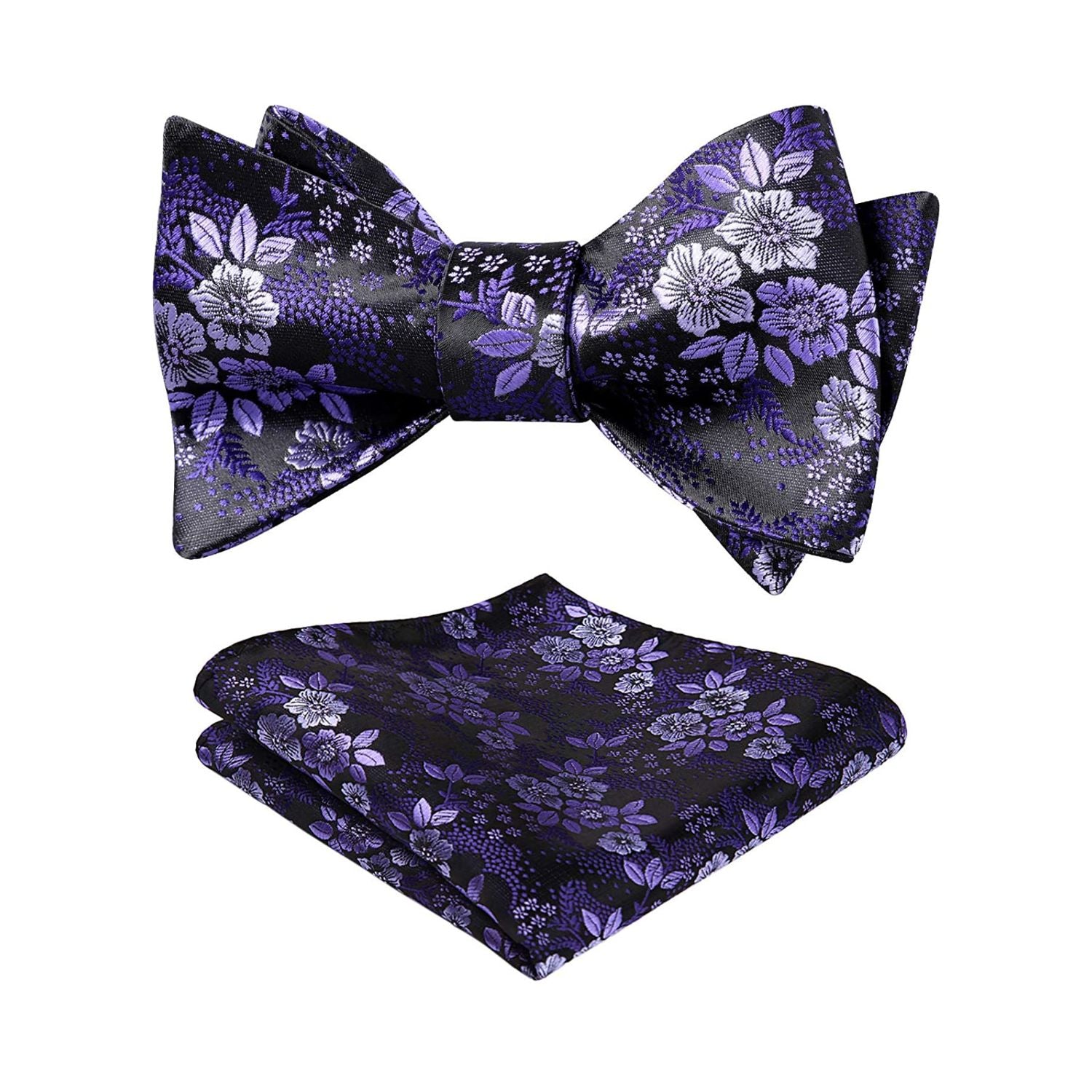 Purple And Lavender Floral Bow Tie Set Groomsmen Wedding