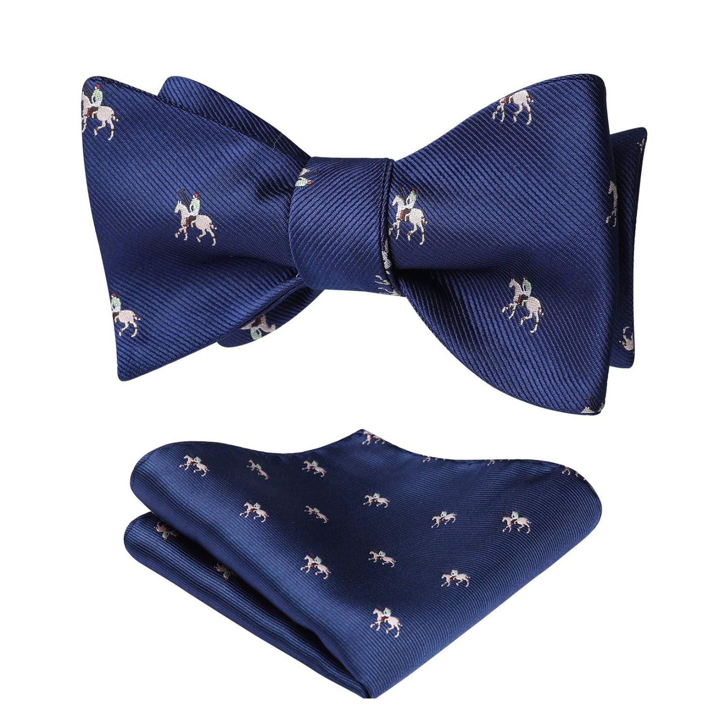 Horse Navy Animal Bow Tie Accessories Set For Party