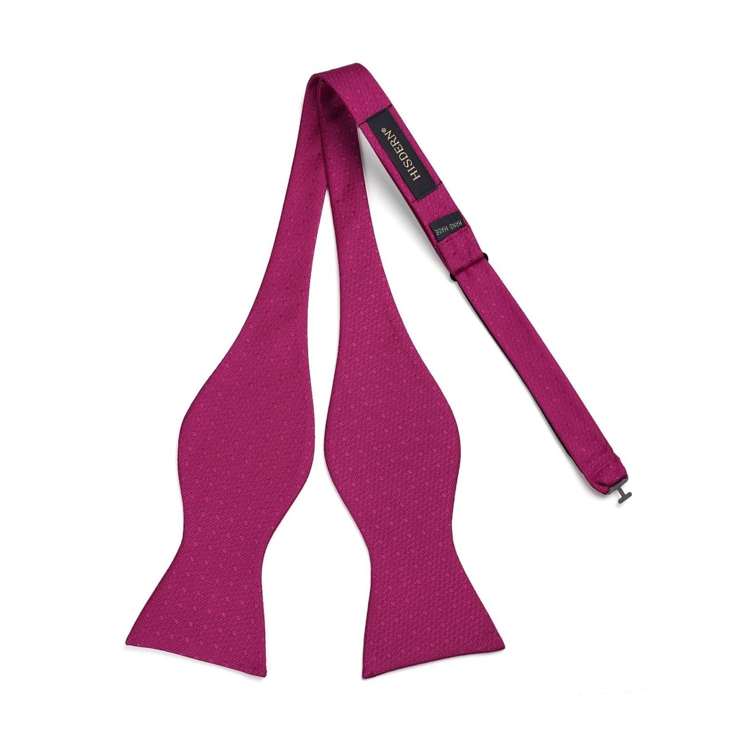 Polka Dots Hot Pink Bow Tie Set For Party Wedding - Image 2