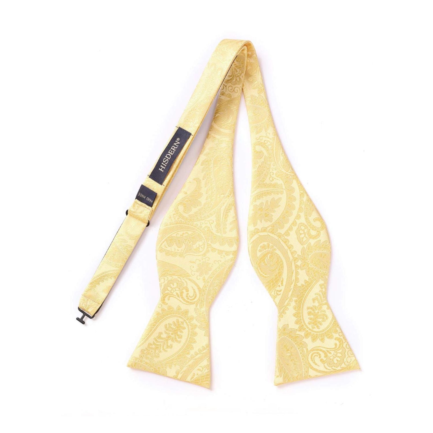 Yellow Paisley Bow Tie Set For Evening Wear - Image 3