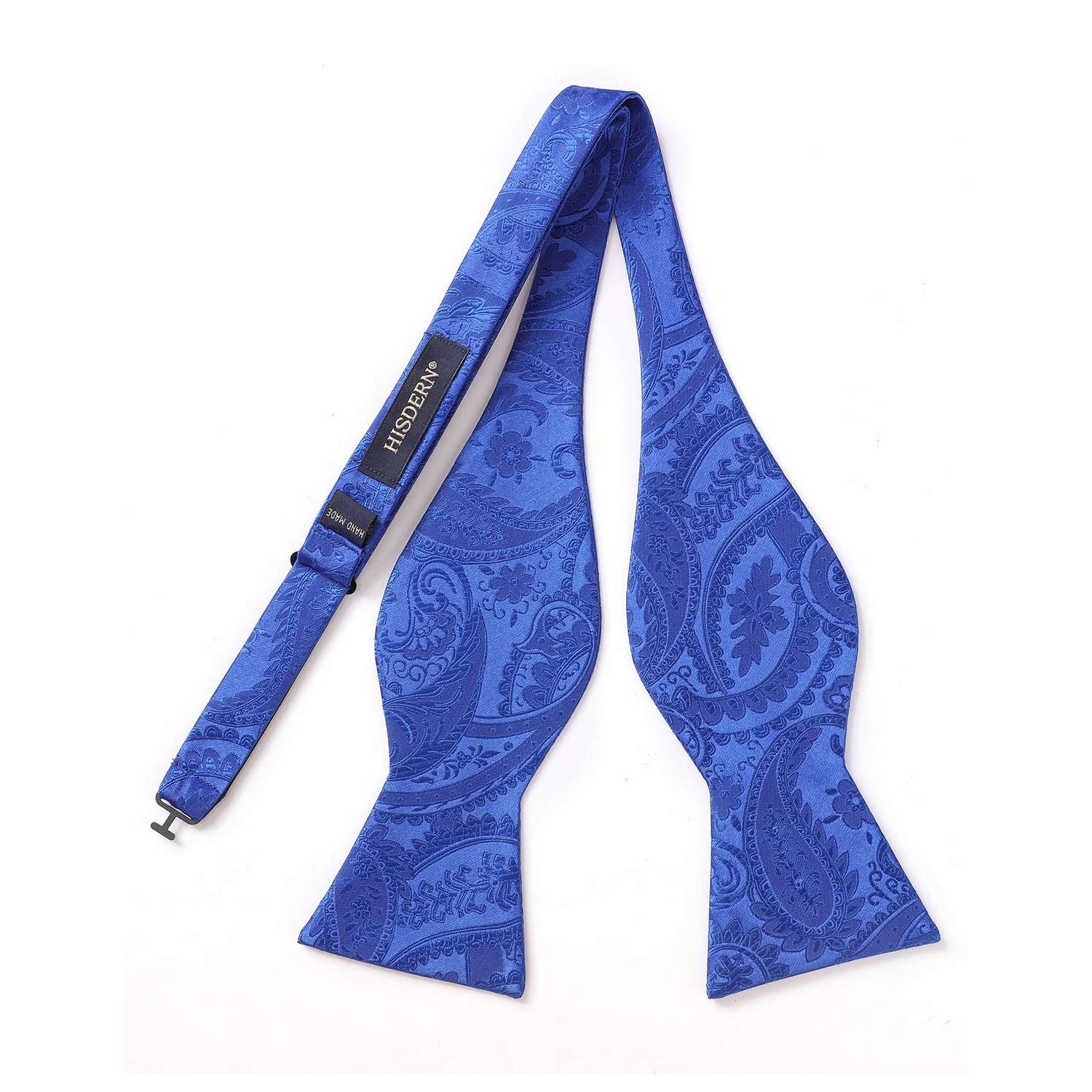 Blue Paisley Bow Tie Set For Evening Wear - Image 4